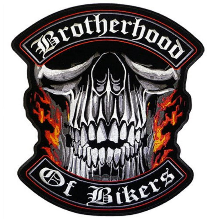 Hot Leathers Brotherhood Of Bikers Patch (4 Width x 4 Height