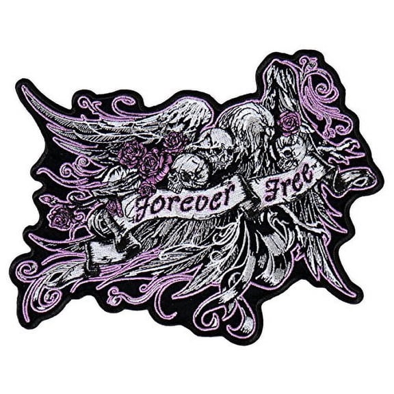 Hot Leathers, EAGLE COLLAGE, High Thread Embroidered Iron-On / Saw-On, Heat Sealed Backing Rayon PATCH - 8" x 6"
