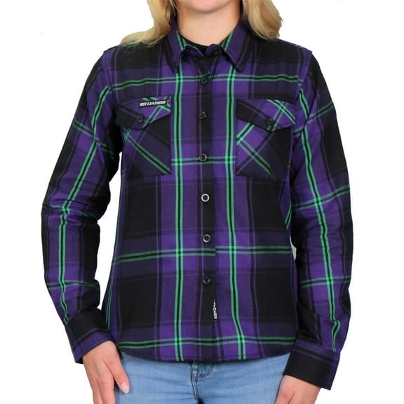 Hot Leathers FLL3006 Ladies 'Voodoo' Flannel Long Sleeve Shirt X-Large