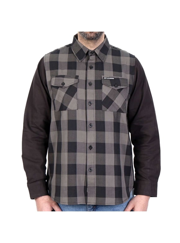 Black Gray Flannel