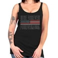 thumbnail image 1 of Hot Leathers GLC2443 Ladies 'Ride Forever, Forever Free' US Flag with Bling Black Tank Top Shirt 2X-Large, 1 of 2