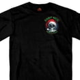 thumbnail image 1 of Hot Leathers GMD1329 Men's Saint Nick Skull Christmas Black T-Shirt 3X-Large, 1 of 4