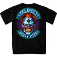 thumbnail image 1 of Hot Leathers GMD1518 Men's Black Killer Clowns Double Sided T-Shirt 3X-Large, 1 of 4