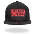 thumbnail image 1 of Hot Leathers GSH2022 Live Fast Die Old Snapback One Size, 1 of 5