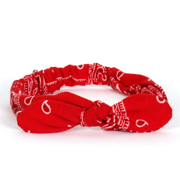 Hot Leathers HRJ1001 Paisley Red Headband 10.25