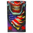 thumbnail image 1 of Hot Leathers HWN2002 Circus Clown Neck Gaiter Mask One Size, 1 of 2