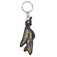 thumbnail image 1 of Hot Leathers KCH1051 Feather Embroidered Keychain 2X5, 1 of 2