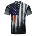thumbnail image 1 of Hot Leathers Men's Short Sleeve American Flag 3D All Over Printed T-Shirt GMB1002 3X-Large, 1 of 2