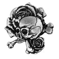 thumbnail image 1 of Hot Leathers PNA1235 Skull Roses Pin, 1 of 1