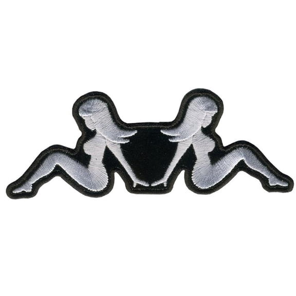 Hot Leathers PPA1552 Mudflap Chicks 5" x 2" Patch 5 Width x 2 Height Inches