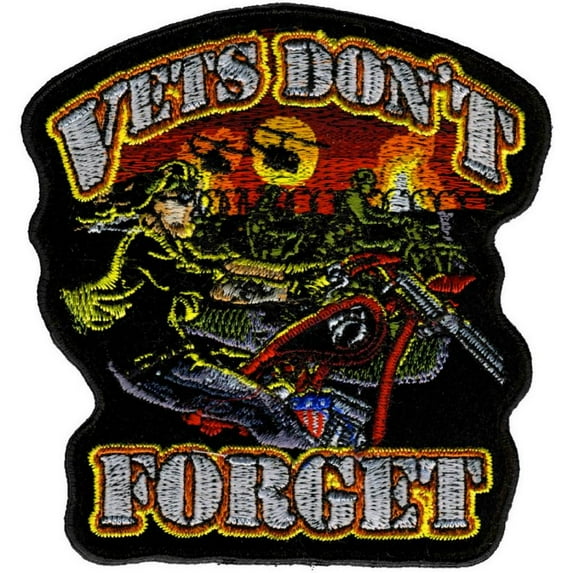 Hot Leathers PPA2760 Vets Don't Forget Patch 4" 4X4