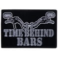 thumbnail image 1 of Hot Leathers PPA3492 4 x 3 in. Time Behind Bars Patch - Black & Gray, 1 of 3