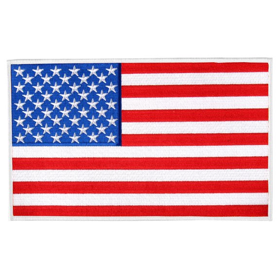 Hot Leathers PPA6151 American Flag White Border 3" x 2" Patch 3X2