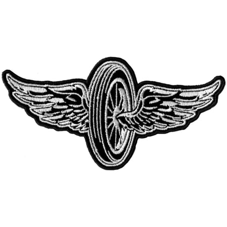 Hot Leathers PPA7430 Flying Wheel 5" x 3" Patch 5X3
