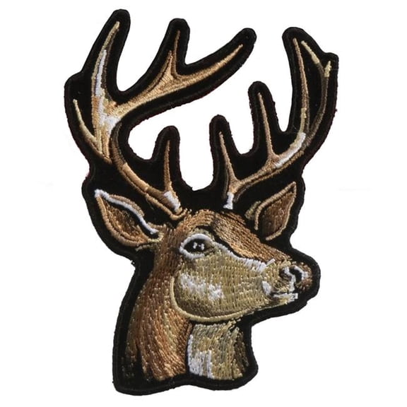 Hot Leathers PPA8960 3 x 4 in. Deer Patch - Multi Color