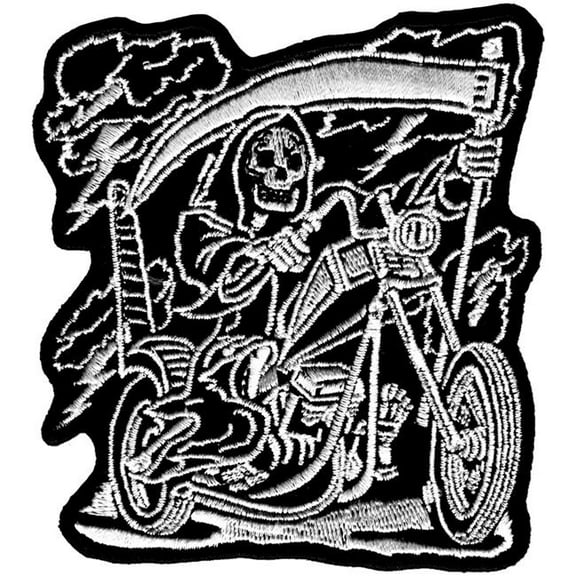 Hot Leathers PPA9653 Reaper Rider 3" x 4" Patch 3X4