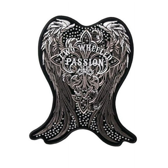 Hot Leathers PPC3157 Cross De Lis 8" x 9" Patch 8X9