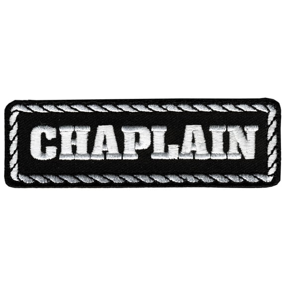 Hot Leathers PPD1008 Chaplain 4" x 1" Patch 4X1