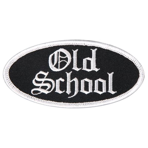 Hot Leathers PPL9341 4 x 2 in. Old School Oval Patch - Multi Color