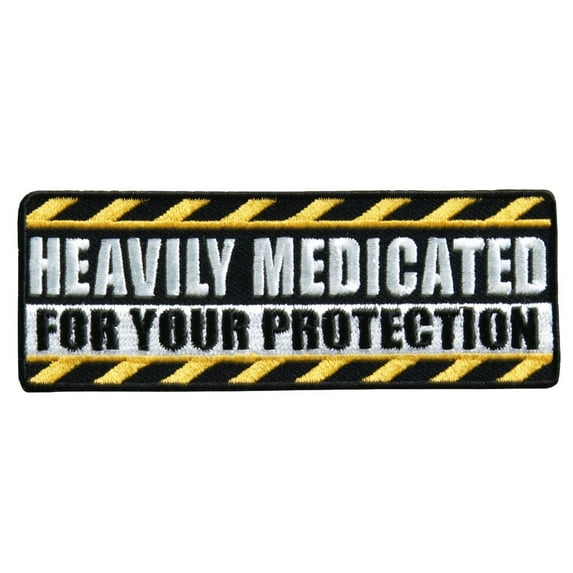 Hot Leathers PPL9382 Heavily Medicated 4" x 2" Patch 4X2