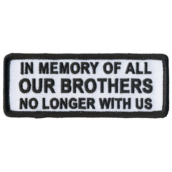 Hot Leathers PPL9813 In Memory of 4"x 2" Patch 4 Width x 2 Height Inches