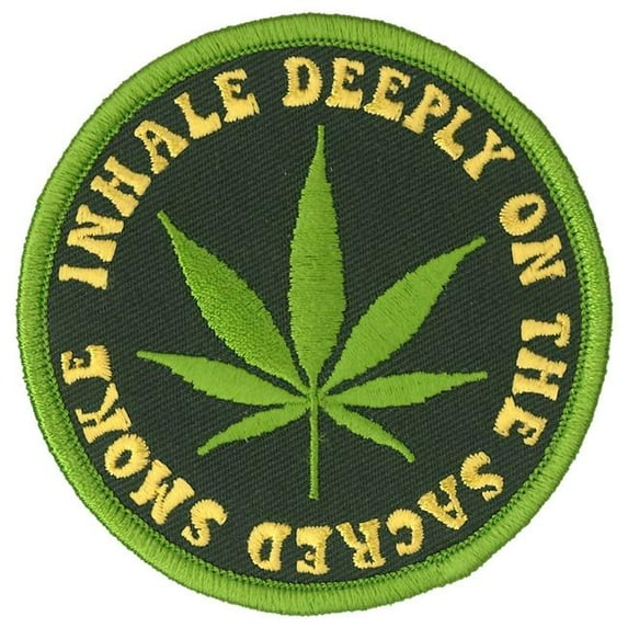 Hot Leathers PPL9837 Inhale Deeply 3"x 3" Patch 3X3