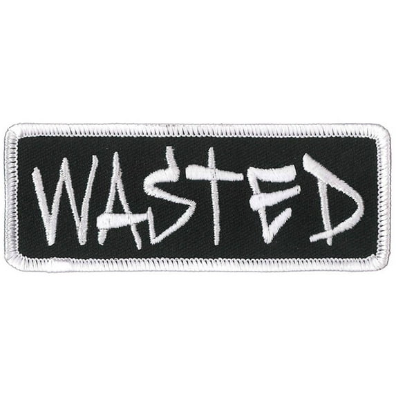 Hot Leathers PPL9866 Wasted 4"x 2" Patch 4X2
