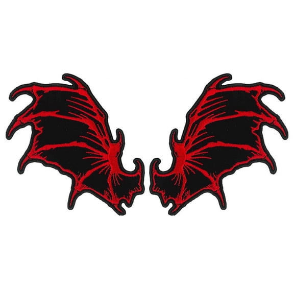 Hot Leathers PPQ1435 Dragon Wings 4" Patch 4 Width x 3 Height Inches