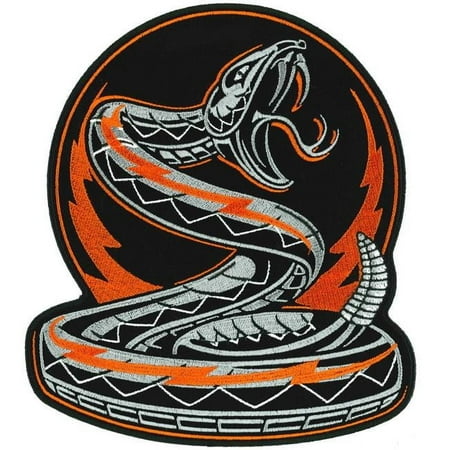 Hot Leathers PPQ1568 7 x 8 in. Rattler Emblem Patch - Multi Color