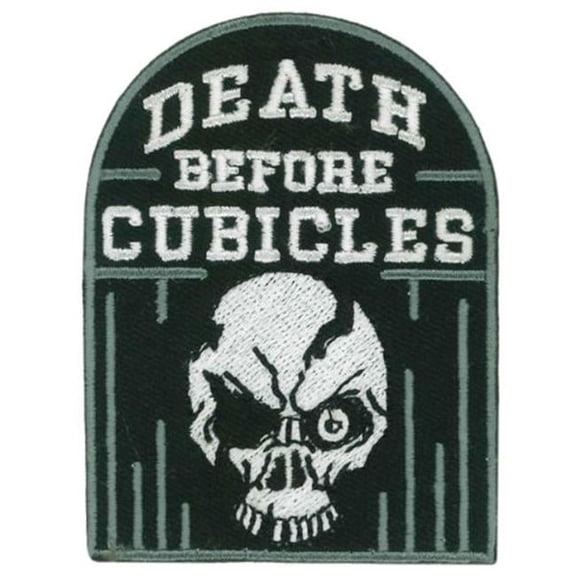 Hot Leathers PPW1221 3 x 3 in. Death Before Patch - Multi Color