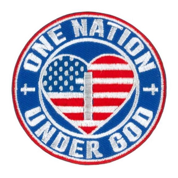 Hot Leathers PPW1250 3 x 3 in. One Nation Patch - Multi Color