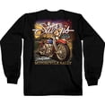 thumbnail image 1 of Hot Leathers SPB2094 Men's Black 2023 Sturgis Rally Rushmore Long Sleeve Shirt Large, 1 of 4