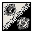 thumbnail image 1 of Hot Leathers Signature Bikers Bandanas Collection Original, 21" x 21" - BANDANA CIRCLE BIKE, "Ride Fast, Live Hard", 1 of 1