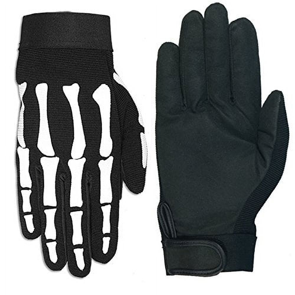 Hot Leathers Plain Black Mechanics Gloves Size Xs