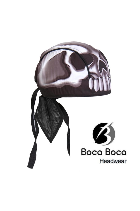 Skull Face Polyester Leathers Premium Bandana Multicolor