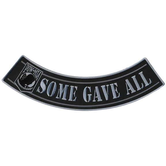 Hot Leathers Some Gave All 12 X 3 Bottom Rocker Patch PPM5153 12 Width x 3 Height Inches