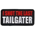 thumbnail image 1 of Hot Leathers, TAILGATER, High Thread Embroidered Iron-On / Saw-On Rayon PATCH - 4" x 2", Exceptional Quality, 1 of 1