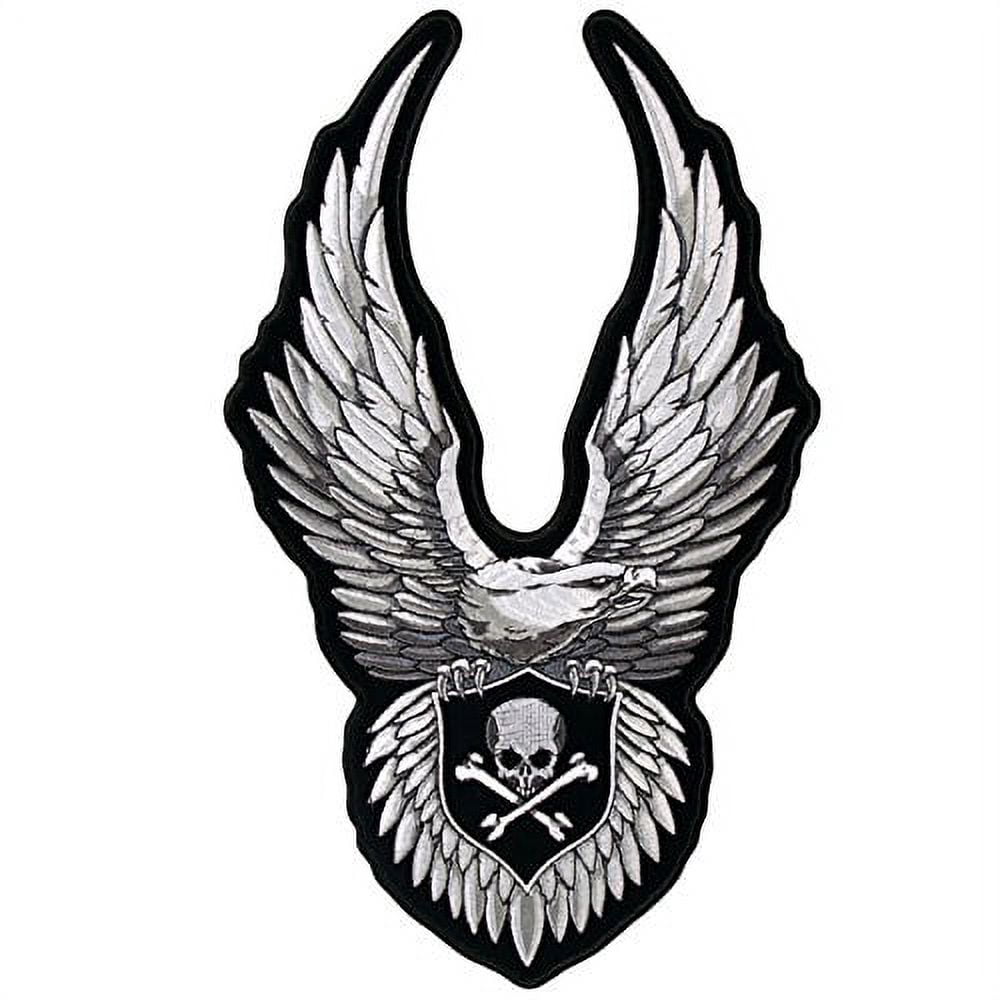 Hot Leathers Eagle Dream Catcher Embroidered Patch - 8x12 Inch, Multicolor, Iron-On Or Sew - View #8