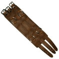 thumbnail image 1 of Hot Leathers WTB1002 2.5" 3-Strap Brown Leather Watchband 2.5", 1 of 1