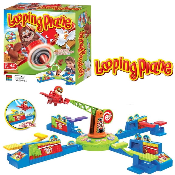 Hot Looping Louie Airplane Game - Rotating Multiplayer Interactive Tabletop Game Where Eagle Catching Chicks & Chicken Stealing