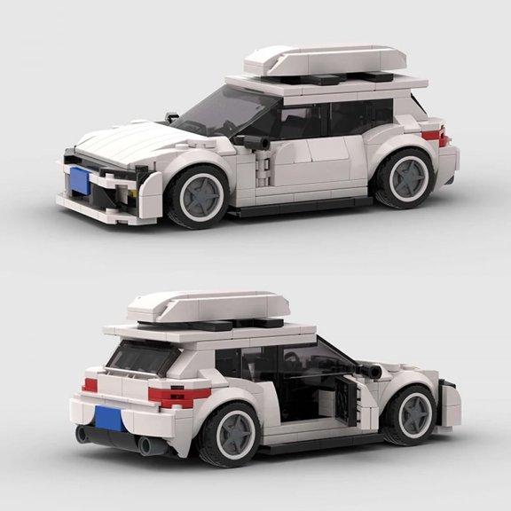 Hot MOC Sale Bricks Speed Champion City Super Vehicle Module Model Toys DIY Children's Birthday Gifts Creative Garage Scirocco R