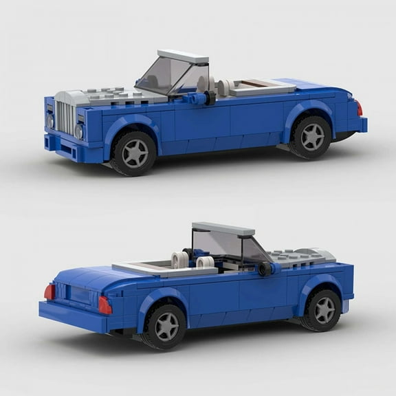 Hot MOC Sale Runabout Bricks Speed Champion City Super Vehicle Toys Cabriolet Children's Birthday Gifts Creative Garage Open Car