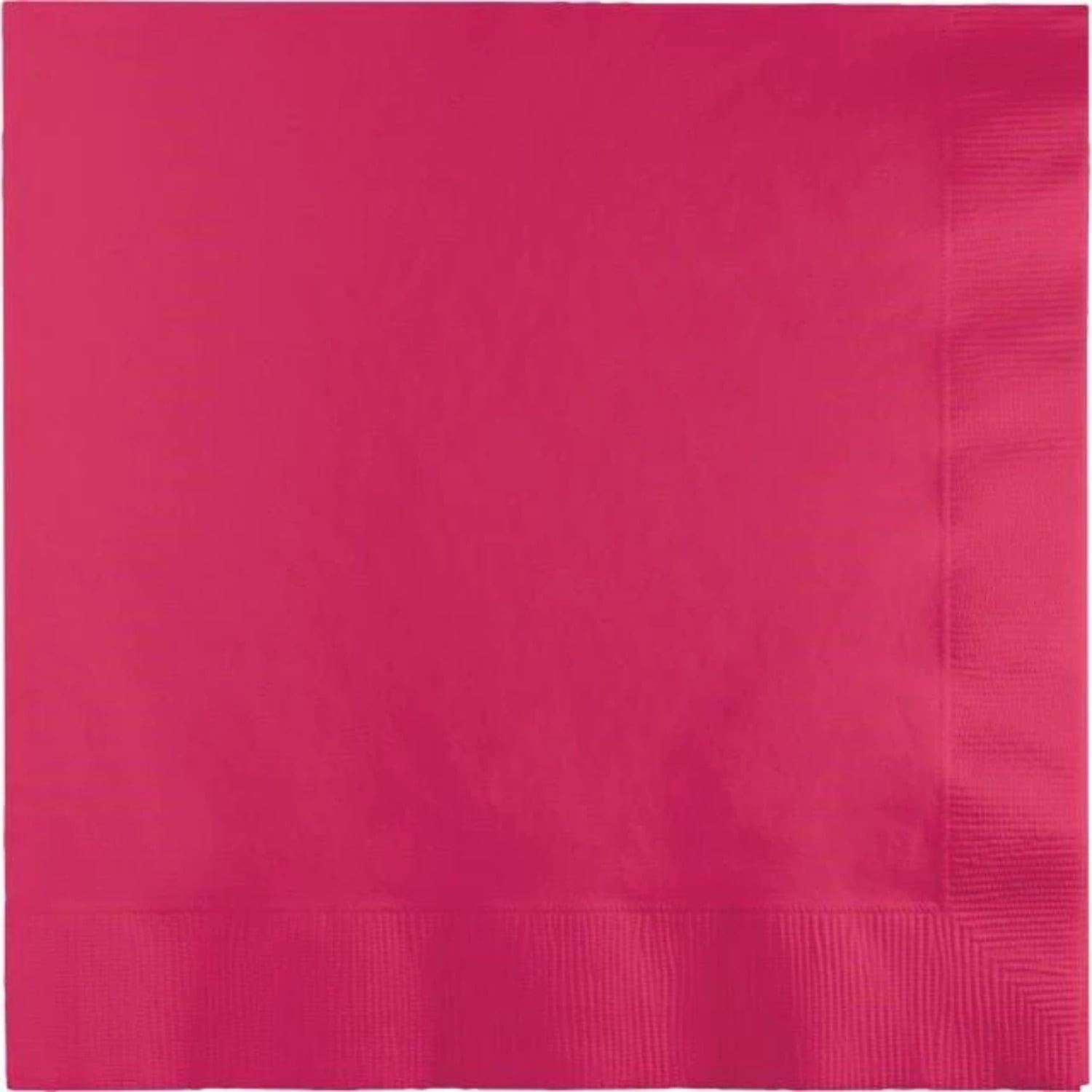 Hot Magenta Beverage Napkins