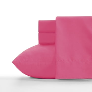 Hot Magenta Microfiber Sheet Set