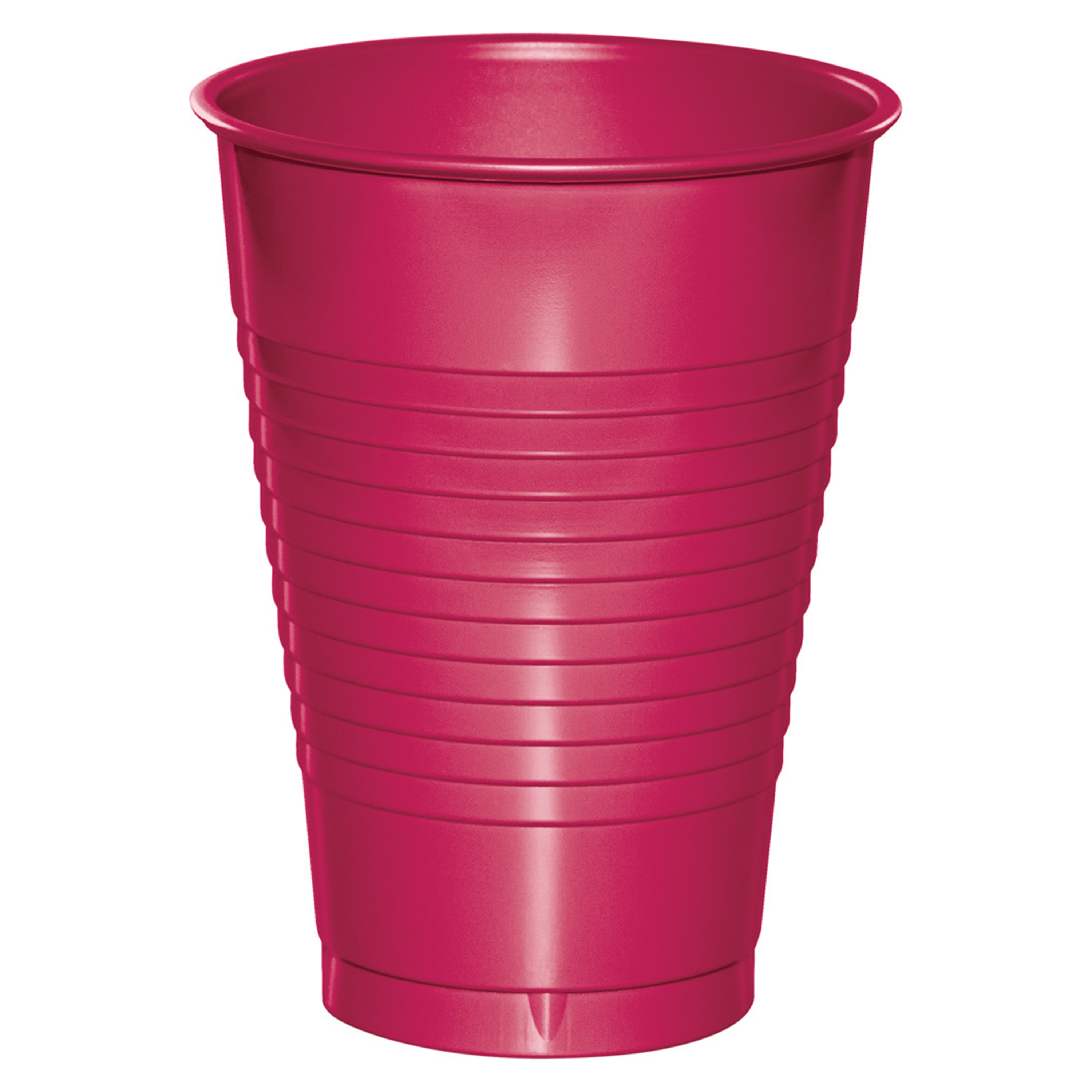 Hot Magenta Pink 12 oz Plastic Cups for 20 Guests - Walmart.com