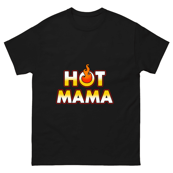 Hot Mama Best Mom Gift For Mothers Day Fun Present Unisex T-Shirt, for men & women, up to size 5XL