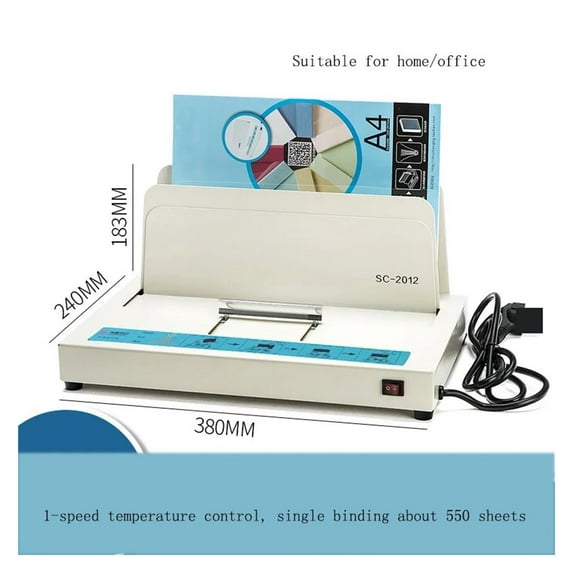 Hot Melt Binding Machine Contract Tender Financial Certificate A4 Book Envelope Automatic Glue Binding Machine ,Easy to Use