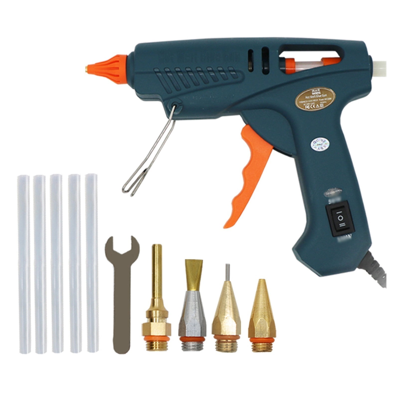 Hot Melt Glue Gun 50W/150W 100W Copper Nozzle for 11mm Glue Sticks