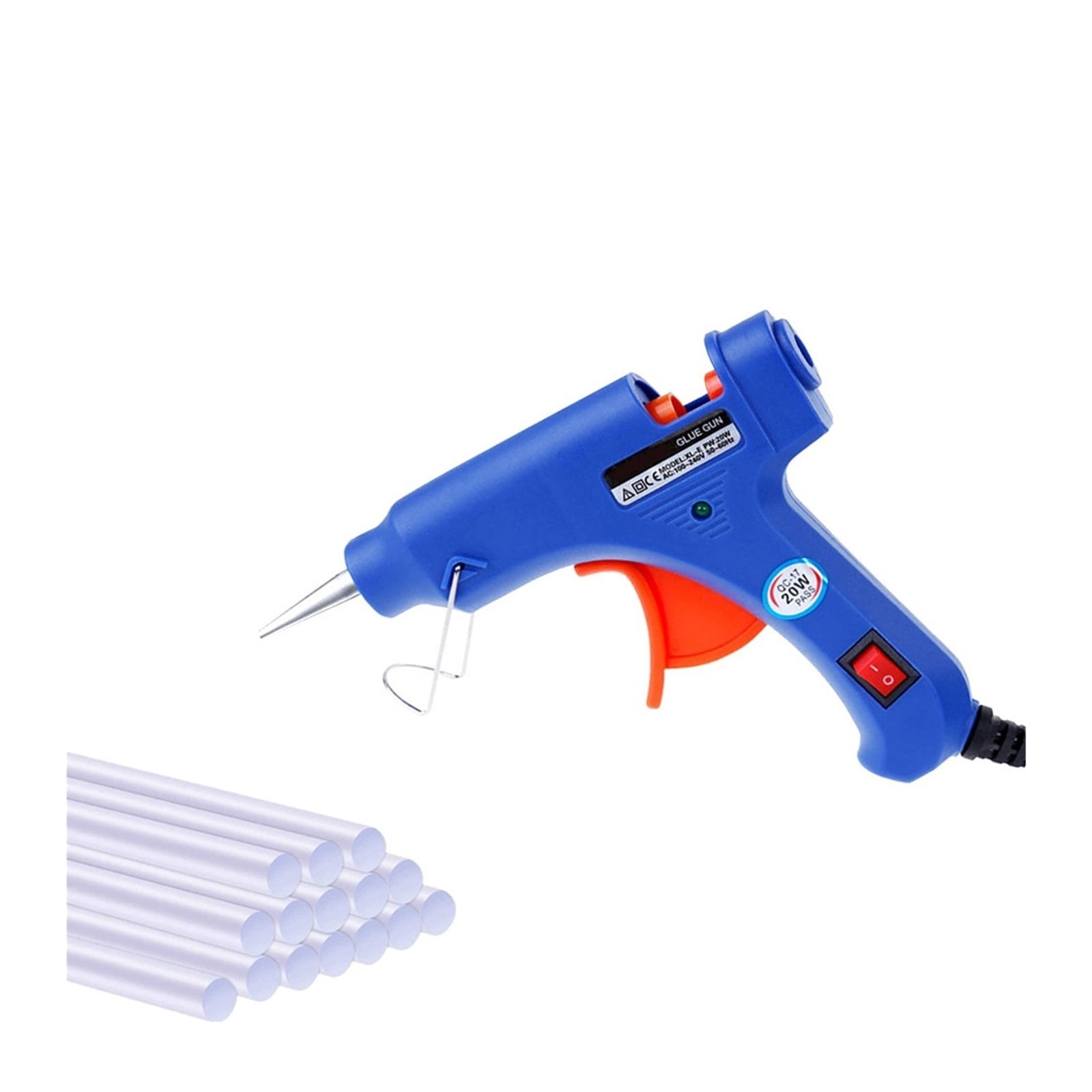 Hot Melt Glue Gun With 7mm*100m Glue Sticks 20W Electric Mini Household Heat Temperature Thermo Tool For Home DIY, Christmas Gifts, Crafts ,Effortless Crafting
