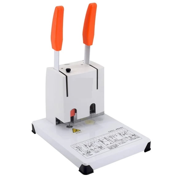 Hot Melt Riveting Tube Binding Glue Binding MachineFinancial Voucher Binding Machine Accounting Voucher Manual Punching Machine ,Easy to Use